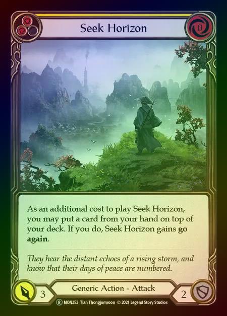 【RF】[Generic] Seek Horizon [UL-MON252-R] (yellow) Rainbow Foil