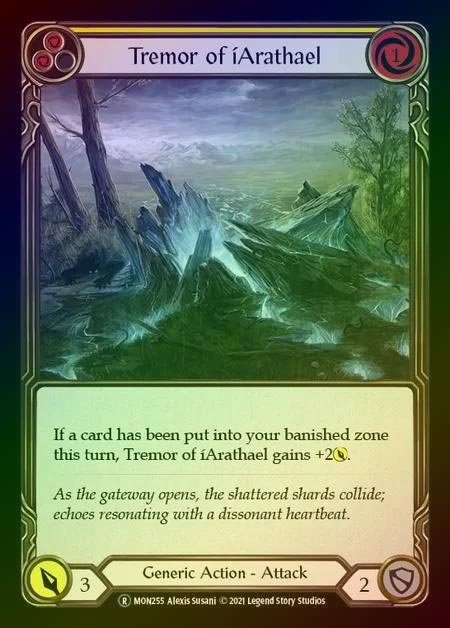 【RF】[Generic] Tremor of iArathael [UL-MON255-R] (yellow) Rainbow Foil