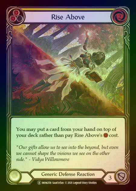 【RF】[Generic] Rise Above [UL-MON258-R] (yellow) Rainbow Foil