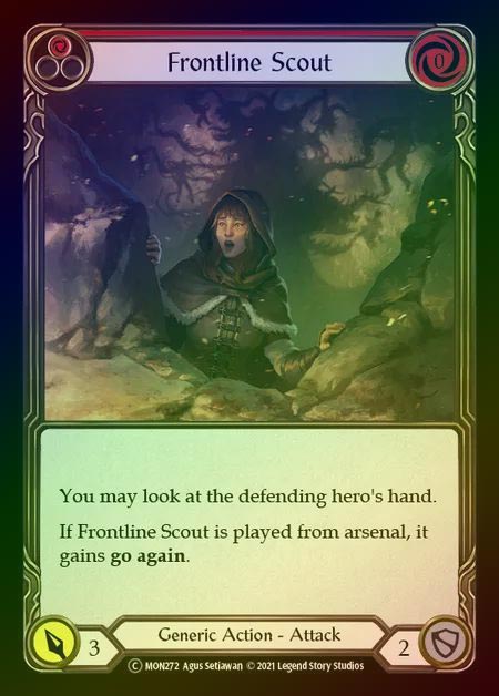 【RF】[Generic] Frontline Scout [UL-MON272-C] (red) Rainbow Foil