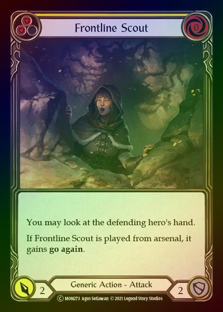 【RF】[Generic] Frontline Scout [UL-MON273-C] (yellow) Rainbow Foil
