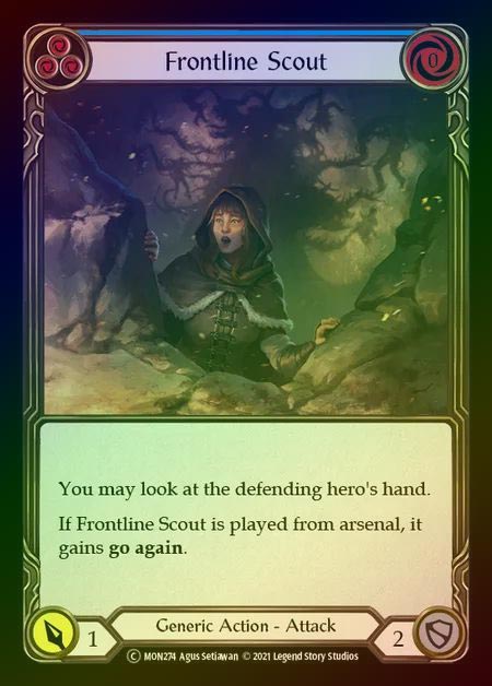 【RF】[Generic] Frontline Scout [UL-MON274-C] (blue) Rainbow Foil