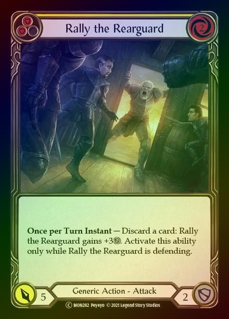 【RF】[Generic] Rally the Rearguard [UL-MON282-C] (yellow) Rainbow Foil