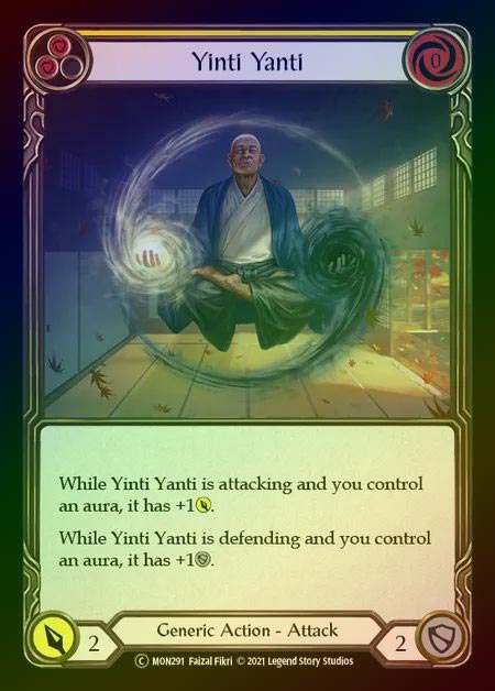 【RF】[Generic] Yinti Yanti [UL-MON291-C] (yellow) Rainbow Foil
