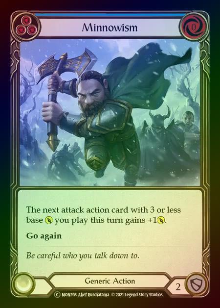 【RF】[Generic] Minnowism [UL-MON298-C] (blue) Rainbow Foil