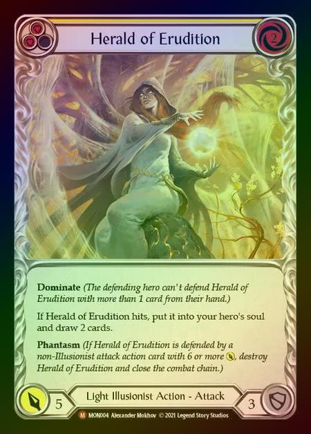 【RF】[Light Illusionist] Herald of Erudition [1st-MON_004-M] Rainbow Foil