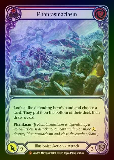 【RF】[Illusionist] Phantasmaclasm [1st-MON_091-M] Rainbow Foil