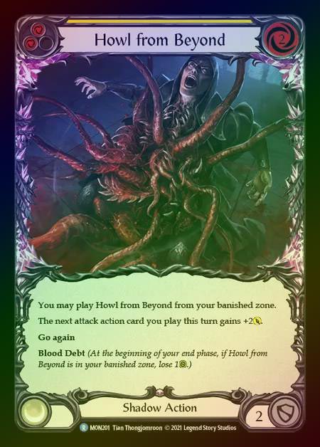 【RF】[Shadow] Howl from Beyond (yellow) [1st-MON_201-R] Rainbow Foil