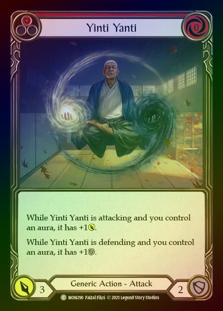 【RF】[Generic] Yinti Yanti (red) [1st-MON_290-C] Rainbow Foil