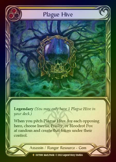 【RF】[Assassin Ranger] Plague Hive [OUT000-F] Rainbow Foil