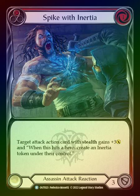 【RF】[Assassin] Spike with Inertia [OUT023-R] Rainbow Foil