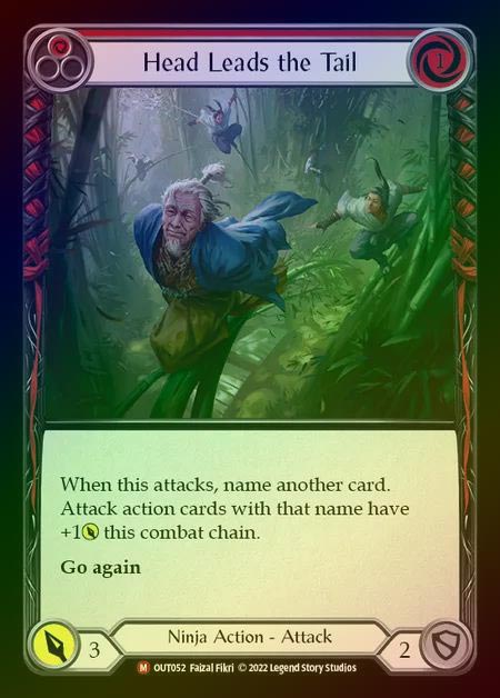 【RF】[Ninja] Head Leads the Tail [OUT052-M] Rainbow Foil