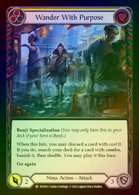 【RF】[Ninja] Wander With Purpose [OUT053-M] Rainbow Foil