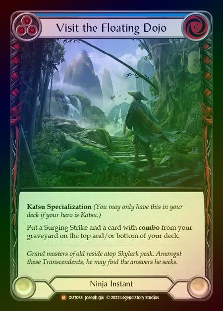 【RF】[Ninja] Visit the Floating Dojo [OUT055-M] Rainbow Foil
