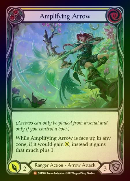 【RF】[Ranger] Amplifying Arrow [OUT100-M] Rainbow Foil