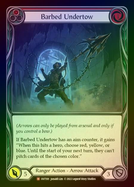 【RF】[Ranger] Barbed Undertow [OUT101-M] Rainbow Foil