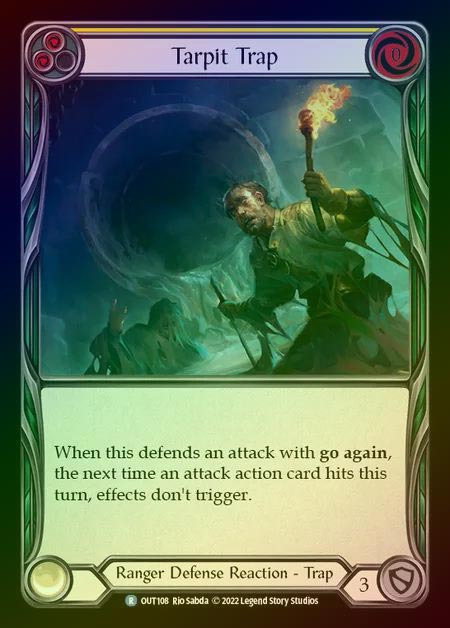 【RF】[Ranger] Tarpit Trap [OUT108-R] Rainbow Foil