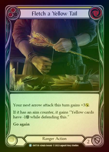 【RF】[Ranger] Fletch a Yellow Tail [OUT110-R] Rainbow Foil