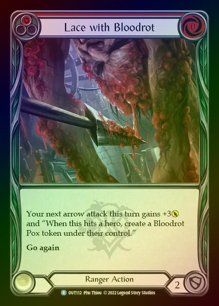 【RF】[Ranger] Lace with Bloodrot [OUT112-R] Rainbow Foil