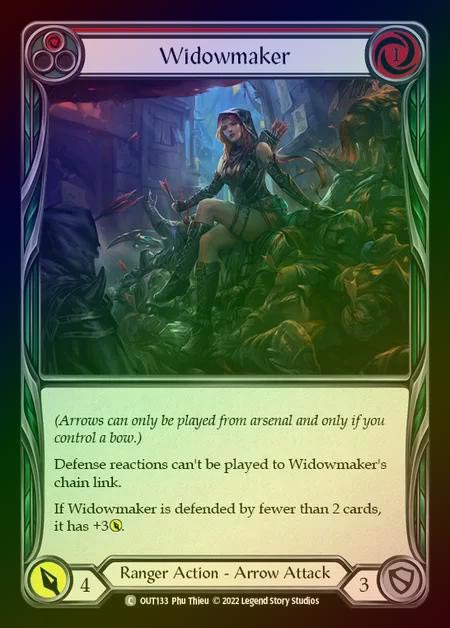 【RF】[Ranger] Widowmaker [OUT133-C] (red) Rainbow Foil