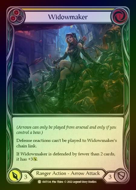 【RF】[Ranger] Widowmaker [OUT134-C] (yellow) Rainbow Foil