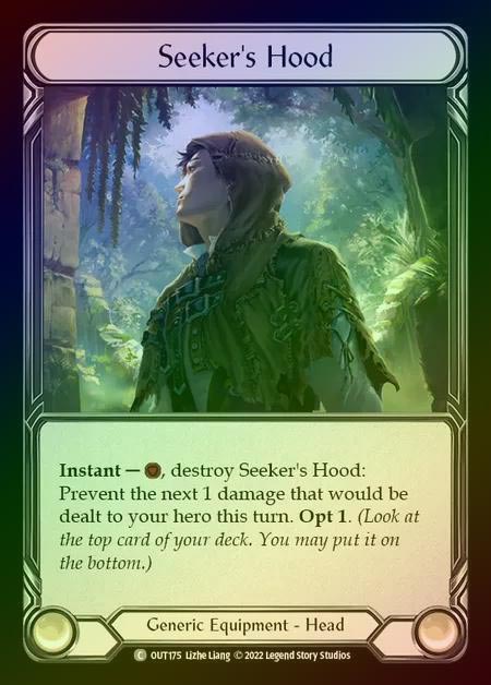 【RF】[Generic] Seeker's Hood [OUT175-C] Rainbow Foil