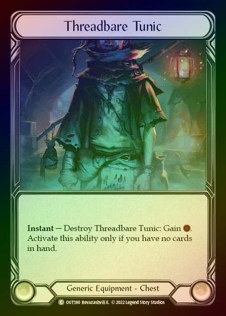 【RF】[Generic] Threadbare Tunic [OUT180-C] Rainbow Foil