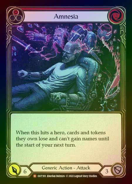 【RF】[Generic] Amnesia [OUT183-M] Rainbow Foil