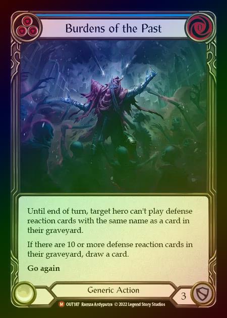 【RF】[Generic] Burdens of the Past [OUT187-M] Rainbow Foil
