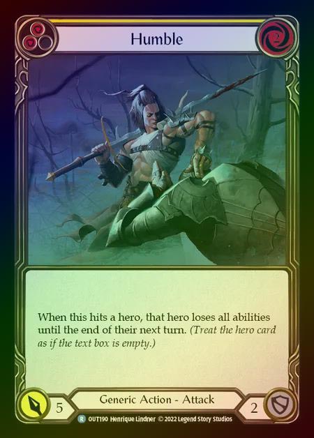【RF】[Generic] Humble [OUT-190R] (yellow) Rainbow Foil
