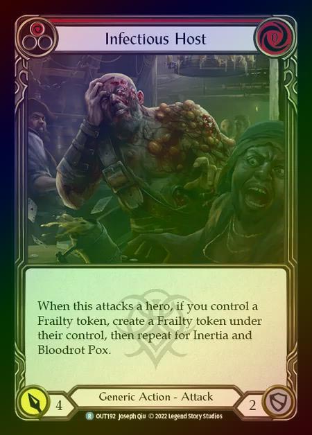 【RF】[Generic] Infectious Host [OUT192-R] (red) Rainbow Foil