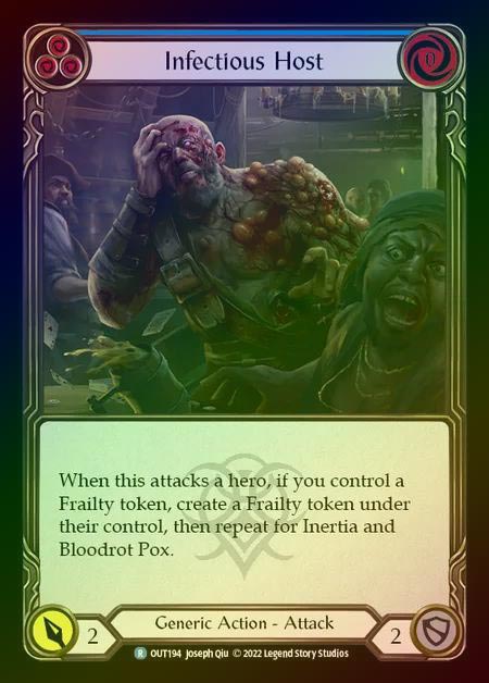【RF】[Generic] Infectious Host [OUT194-R] (blue) Rainbow Foil