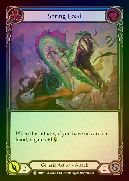 【RF】[Generic] Spring Load [OUT221-C] (blue) Rainbow Foil