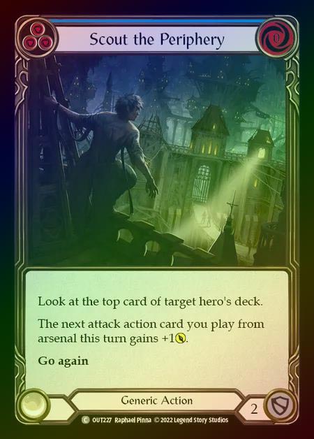 【RF】[Generic] Scout the Periphery [OUT227-C] (blue) Rainbow Foil