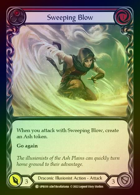 【RF】[Draconic Illusionist] Sweeping Blow [UPR030-C] (red) Rainbow Foil
