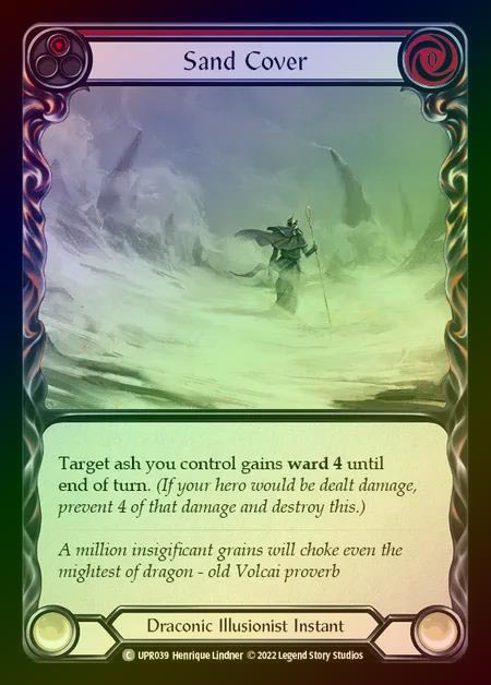 【RF】[Draconic Illusionist] Sand Cover [UPR039-C] (red) Rainbow Foil