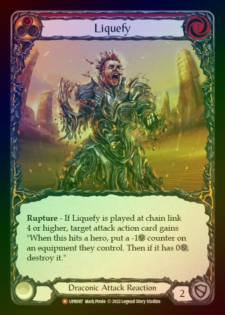 【RF】[Draconic] Liquefy [UPR087-M] Rainbow Foil