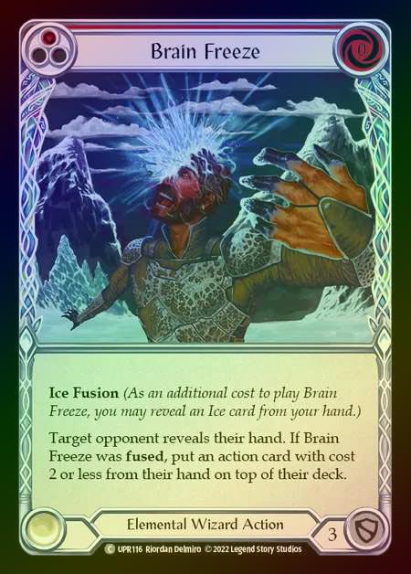 【RF】[Elemental Wizard] Brain Freeze [UPR116-C] (red) Rainbow Foil