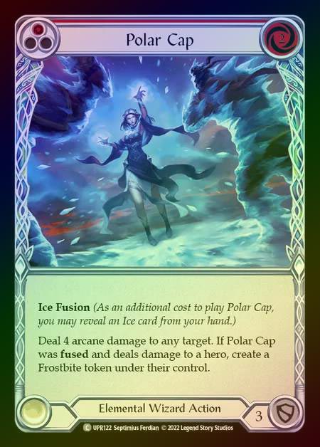 【RF】[Elemental Wizard] Polar Cap [UPR122-C] (red) Rainbow Foil
