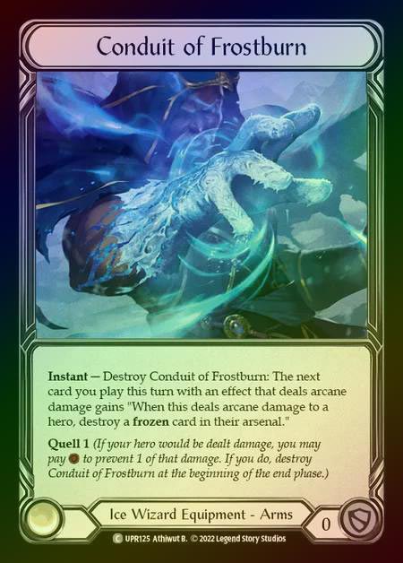 【RF】[Ice Wizard] Conduit of Frostburn [UPR125-C] Rainbow Foil