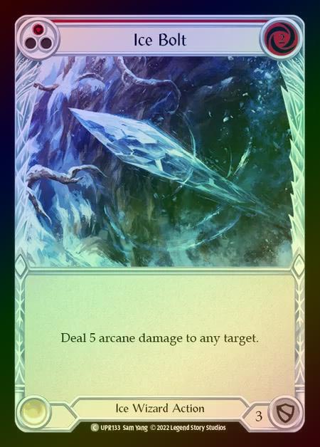【RF】[Ice Wizard] Ice Bolt [UPR133-C] (red) Rainbow Foil