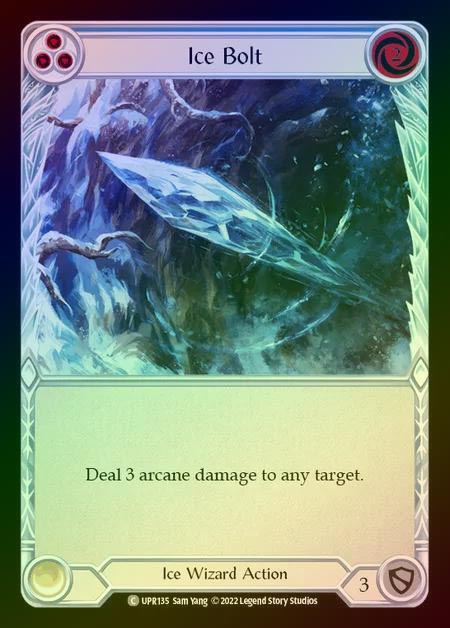 【RF】[Ice Wizard] Ice Bolt [UPR135-C] (blue) Rainbow Foil