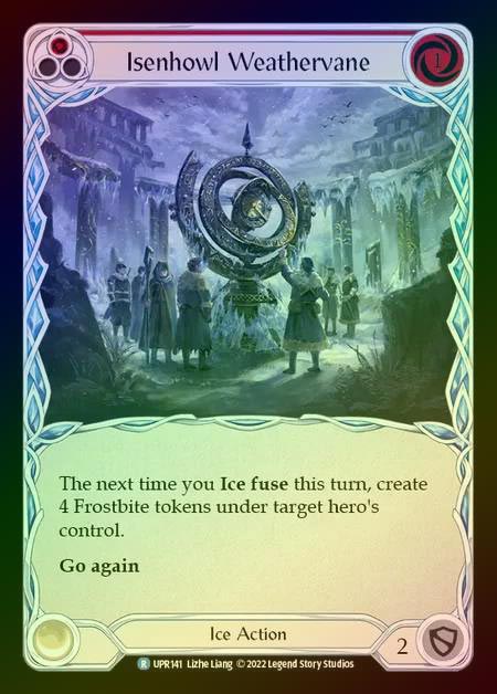 【RF】[Ice] Isenhowl Weathervane [UPR141-R] (red) Rainbow Foil