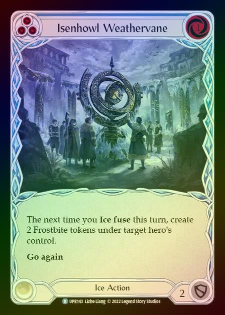 【RF】[Ice] Isenhowl Weathervane [UPR143-R] (blue) Rainbow Foil