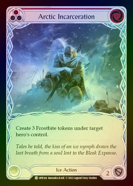 【RF】[Ice] Arctic Incarceration [UPR144-C] (red) Rainbow Foil