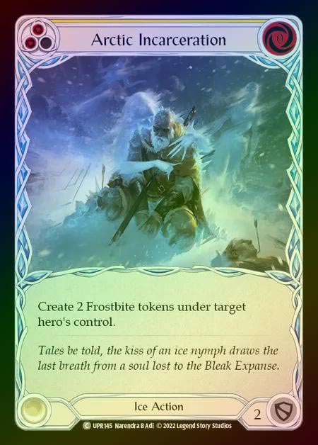 【RF】[Ice] Arctic Incarceration [UPR145-C] (yellow) Rainbow Foil