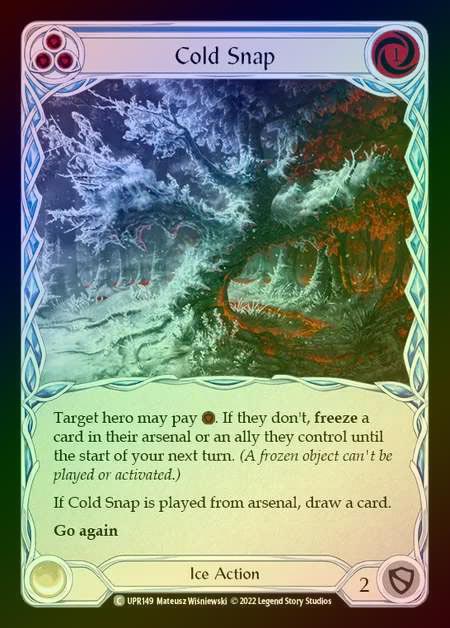 【RF】[Ice] Cold Snap [UPR149-C] (blue) Rainbow Foil
