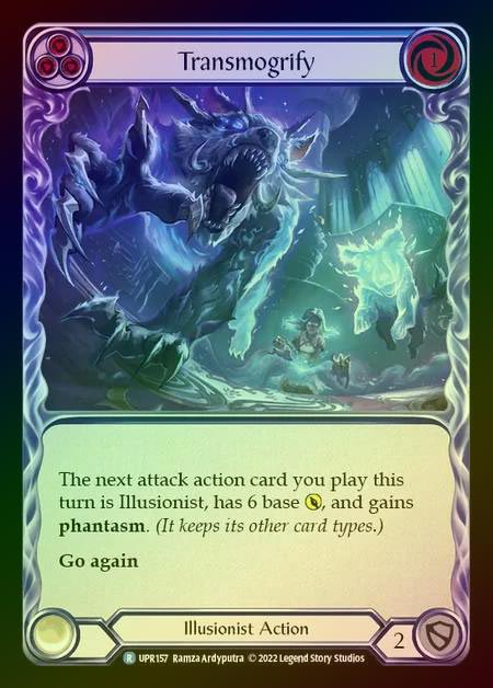 【RF】[Illusionist] Transmogrify [UPR157-R] (blue) Rainbow Foil