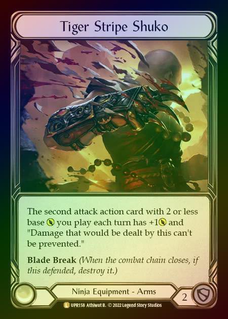 【RF】[Ninja] Tiger Stripe Shuko [UPR158-L] Rainbow Foil