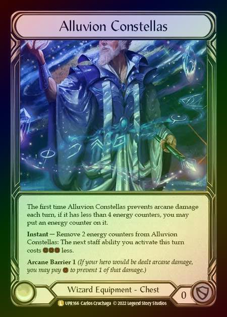 【RF】[Wizard] Alluvion Constellas [UPR166-L] Rainbow Foil